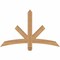Ekena Millwork Alberta Smooth Timber Gable Bracket, Western Red Cedar, 48"W x 30"H x 3 1/2"D x 3 1/2"F, 15/12 Pitch GBW048X30X0404ALB00SWR - alternate 1